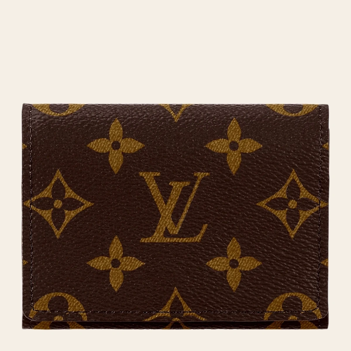 Louis Vuitton Slim Card Holder — Monogram with Blue & Silver